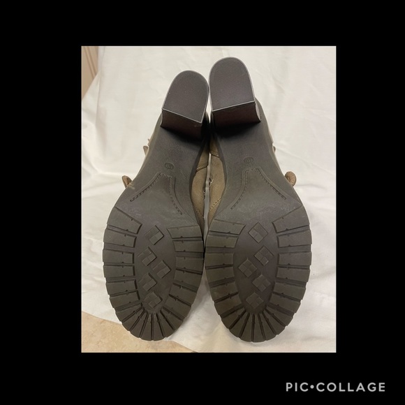 Guess GGadget Moto Platform Bootie, 11, Taupe, New Never Worn. Edgy, Classy Boot - Picture 8 of 14